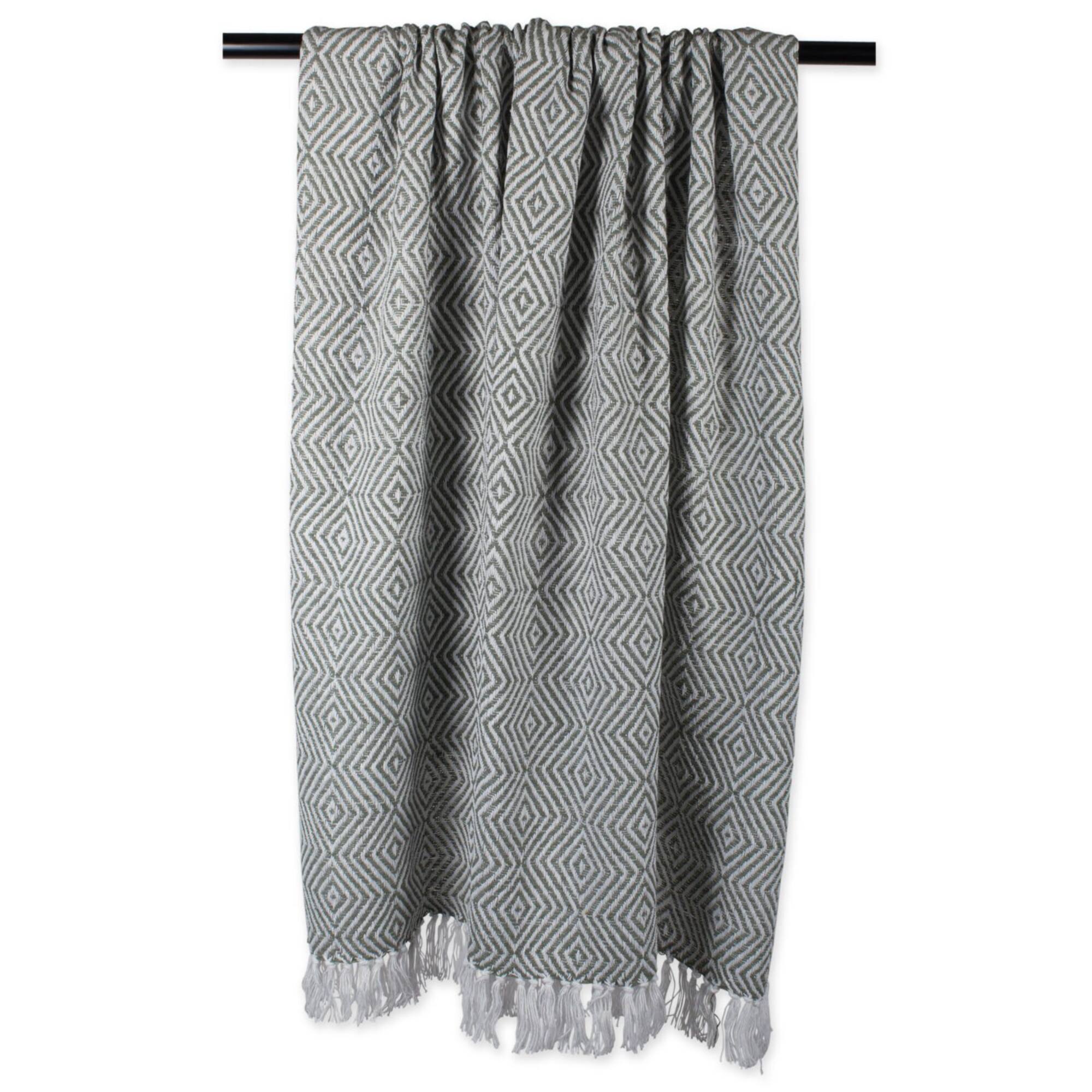 DII® Artichoke X-Diamond Geometric Throw